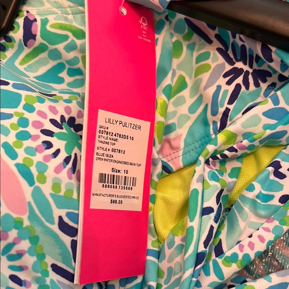 Lilly Pulitzer Bikini Set in Blue Ibiza Open Water - Picture 4 of 5